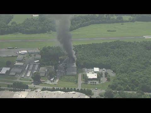 Large fire near airport in Calhoun | Here's what we know