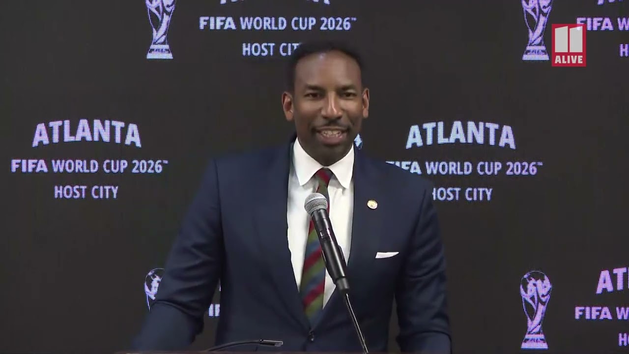 Leaders celebrate after Atlanta tapped as a World Cup host city