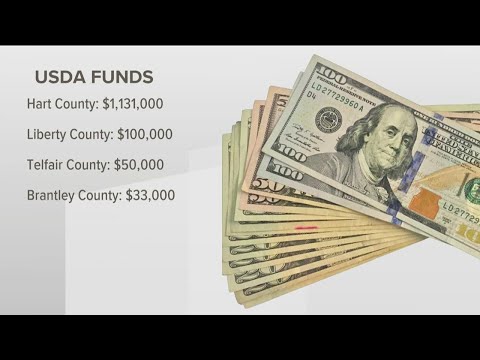 1 million granted to four rural Georgia counties to improve infrastructure