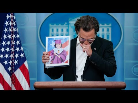 Actor Matthew McConaughey eulogizes Uvalde victims during White House press briefing
