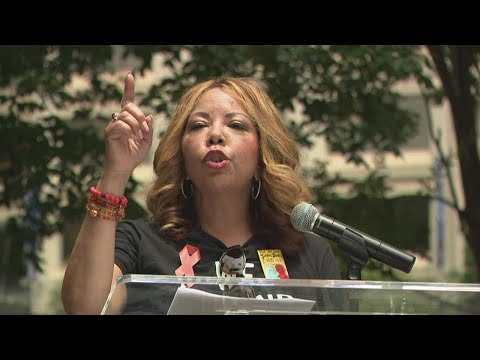 Rep. Lucy McBath, who lost son to gun violence, speaks at Atlanta 'March for Our Lives' rally