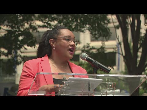 Rep. Nikema Williams speaks at Atlanta 'March for Our Lives rally'