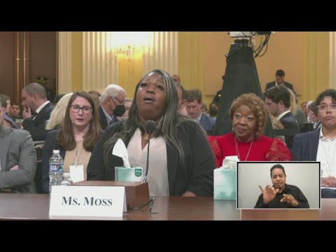 Shaye Moss talks about people showing up at her  grandmother's home after 2020 election