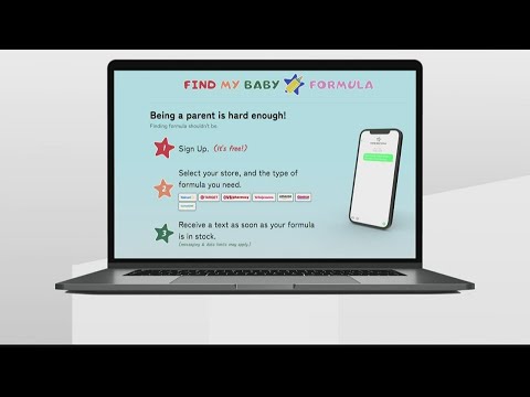 Website helps parents find baby formula