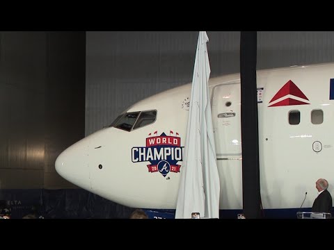 Delta dedicates plane to Braves World Series Champs
