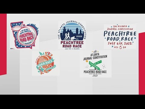 Here are the contenders for the AJC Peachtree Road Race shirt design