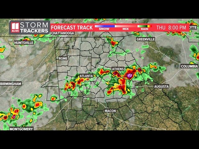 Live Radar | Storms move through metro Atlanta, north Georgia
