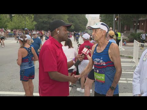Man runs AJC Peachtree Road Race year after heart attack