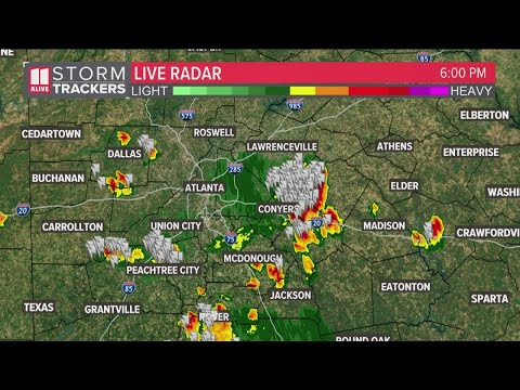 Summer storms move through metro Atlanta