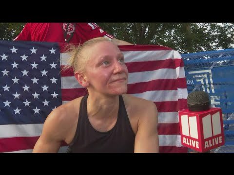 Susannah Scaroni sets record at AJC Peachtree Road Race
