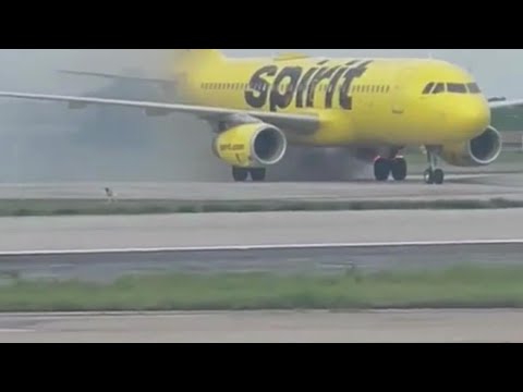 Passenger aboard Spirit plane that caught fire after landing at Hartsfield-Jackson Atlanta Airport s