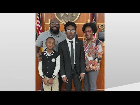 Clayton County teen sworn in as youth commissioner