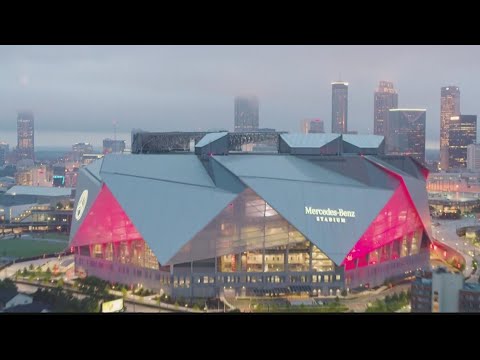 Atlanta officials unveil Mercedes Benz-Stadium as host site for College Football Playoff championshi