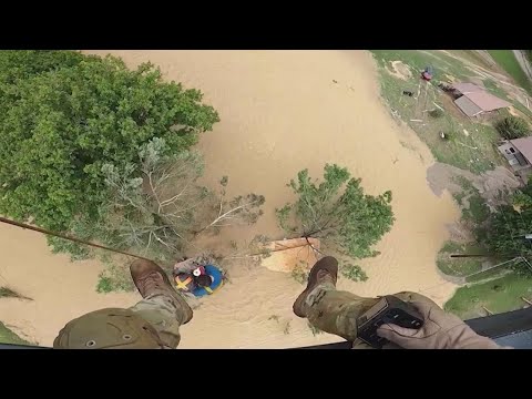 National Guard water rescues from Kentucky floods