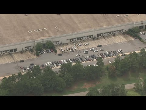 Video shows large police presence at Henry County warehouse