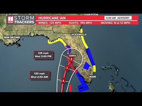 Hurricane Ian Live Updates | Forecast, track and latest models | 11 a.m. Tuesday Advisory