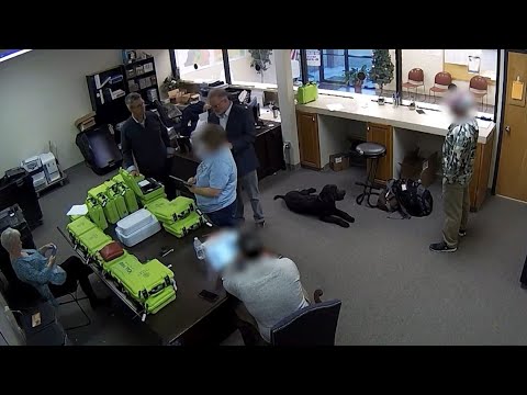 Pro-Trump operatives inside Coffee County Georgia election office | New security video