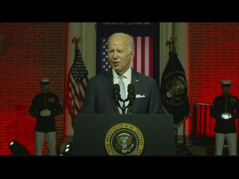 Biden calls on America to protect democracy in speech