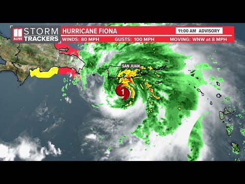 Fiona becomes a hurricane, over 300,000 without power in Puerto Rico