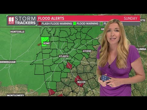 Flood warnings, watches remain in effect across Georgia