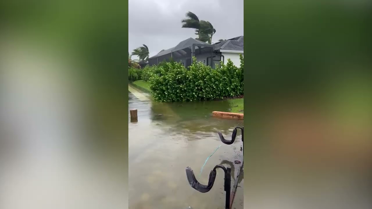 Fort Myers Beach flooded as Hurricane Ian makes landfall