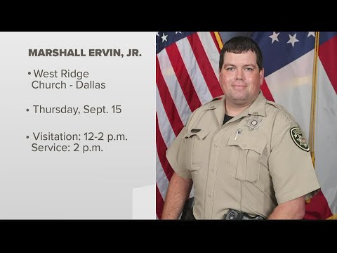 Funeral details for Cobb County deputy Marshall Ervin Jr