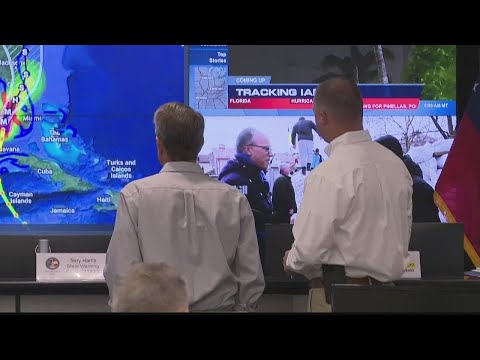 Gov. Kemp tours GEMA to prepare Georgia for Hurricane Ian