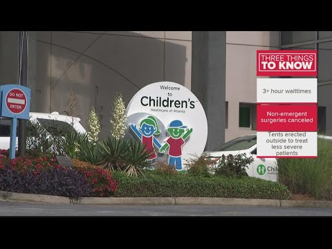 Children's Healthcare of Atlanta featuring wait times of 3 or more hours
