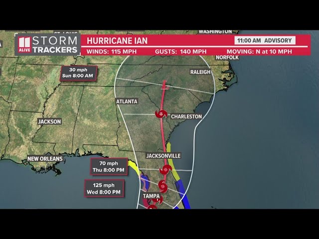 Hurricane Ian forecast, track and latest models | 11 a.m. Tuesday