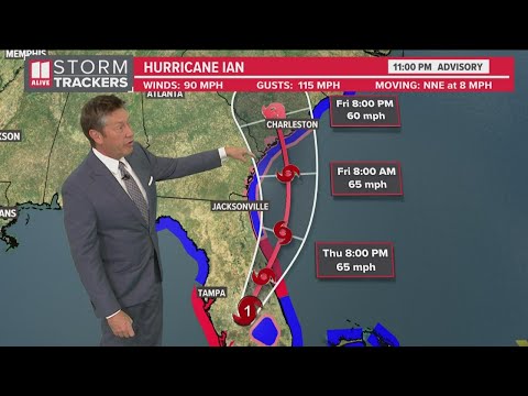 Hurricane Ian Updates | Forecast, track and latest models | 11 p.m. Wednesday Advisory