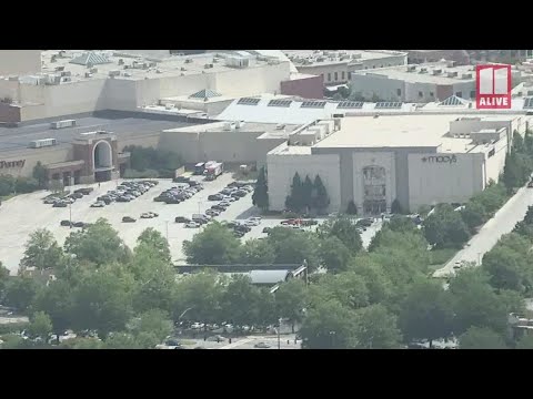 Scene outside Mall of Georgia Macy's after stabbing incident | CHOPPER VIDEO
