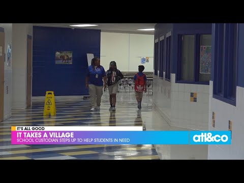 School Custodian Steps Up to Help Students in Need