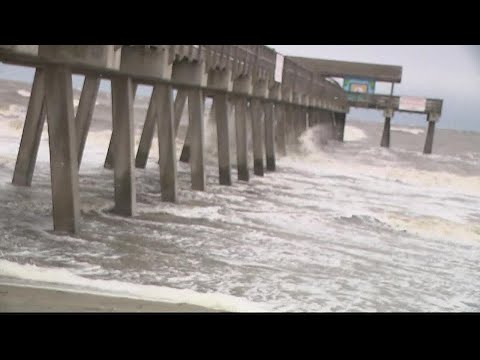 Tides rising on Georiga's coastline as Tropical Storm Ian gets closer