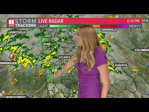 Tracking more rain across Georgia