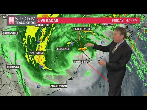 Tracking Ian 5pm advisory | Storm continues to move north through South Carolina