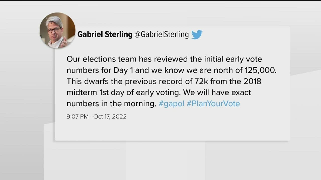 Early voting in Georgia, record smashed