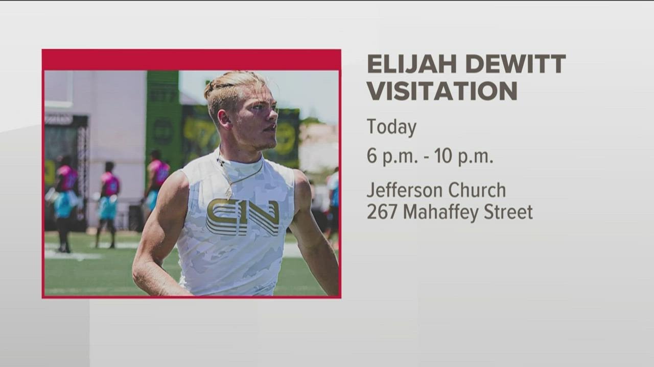 Elijah DeWeitt visitation to be held today