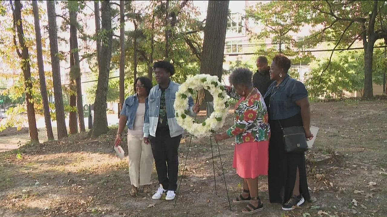 African-American heritage recognized with wreath-laying ceremony at Atlanta park