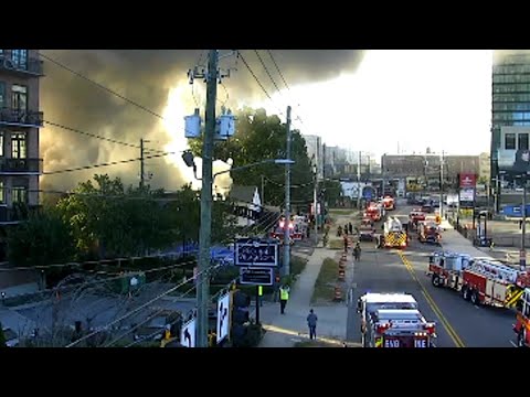 Fire on Roswell Road in Buckhead | Live camera