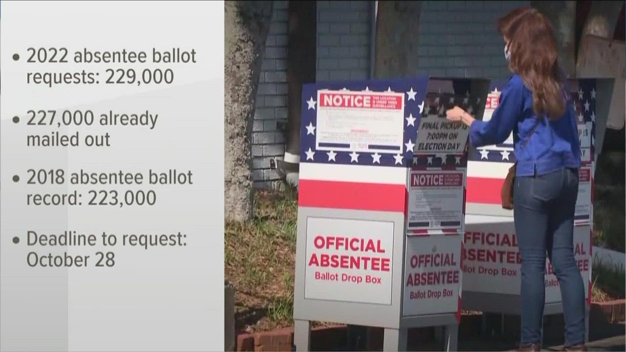 Georgia on pace to break absentee ballot record
