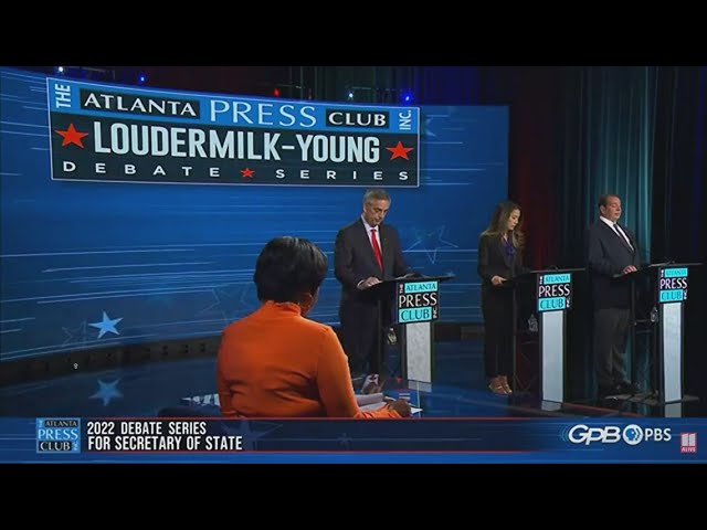 Georgia Secretary of State candidates square off in debate