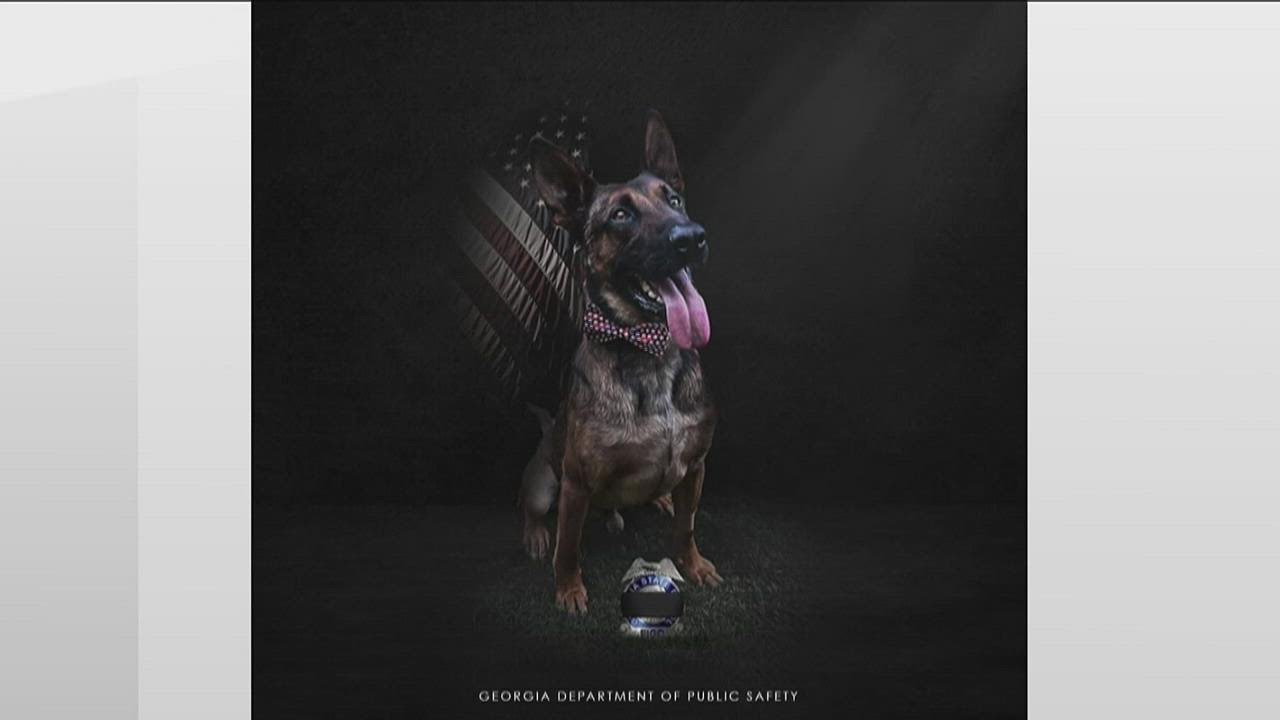GSP K-9 killed in line of duty to be laid to rest