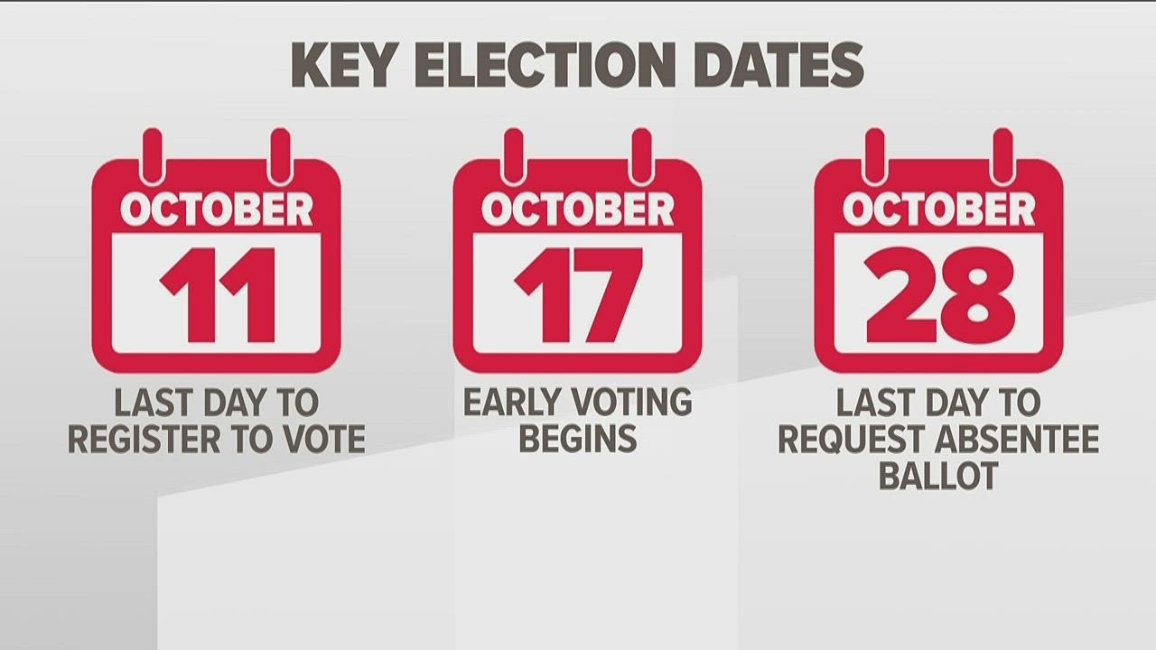 Key election dates in Georgia