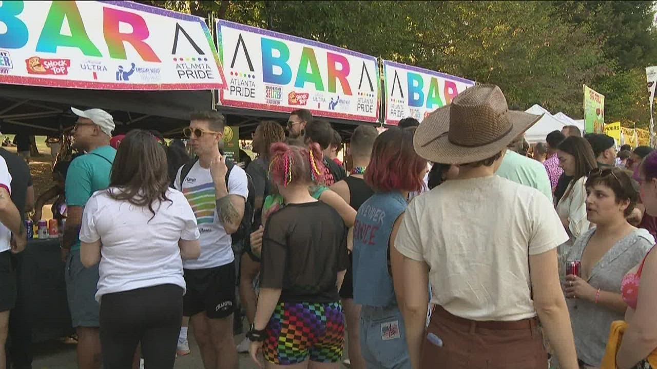 Atlanta Pride Festival kicks off in the city as thousands gather to celebrate LGBTQ+ community