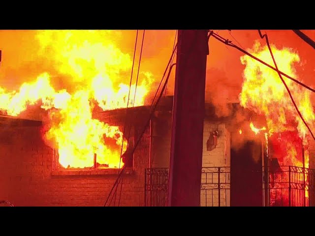 Large fire breaks out in Midtown Atlanta Monday night