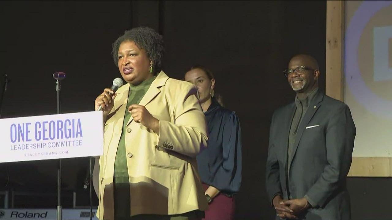 Stacey Abrams campaigns in Douglasville, focusing on teacher pay, moving Georgia forward