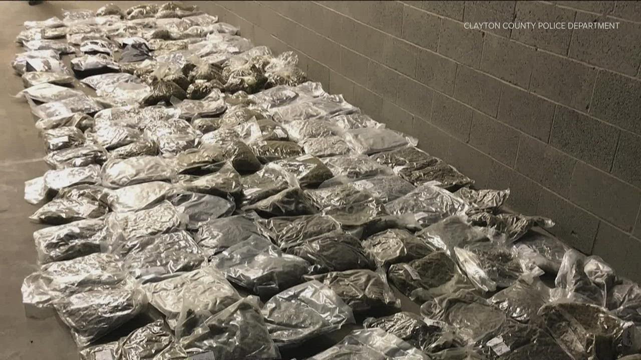 Officers find almost 200 pounds of marijuana in Clayton County