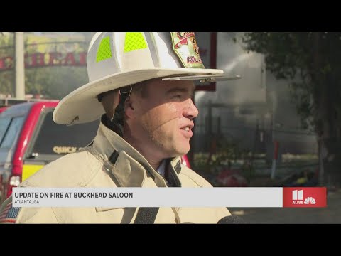 Officials provide update on fire at Buckhead Saloon