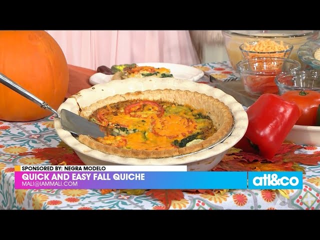 Quick & Easy Quiche and Modelo Fall Cocktail