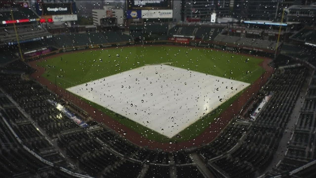 Rain delay for Braves vs. Phillies NLDS Game 2  | What to know